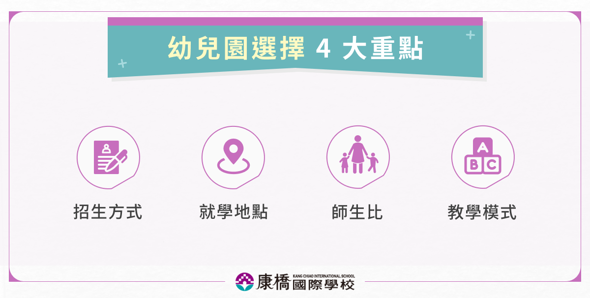 幼兒園選擇4大重點介紹